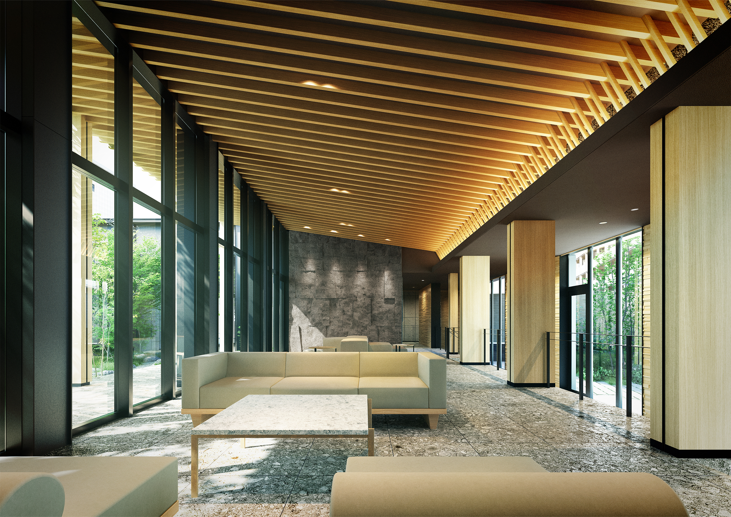 ラウンジ完成予想CG